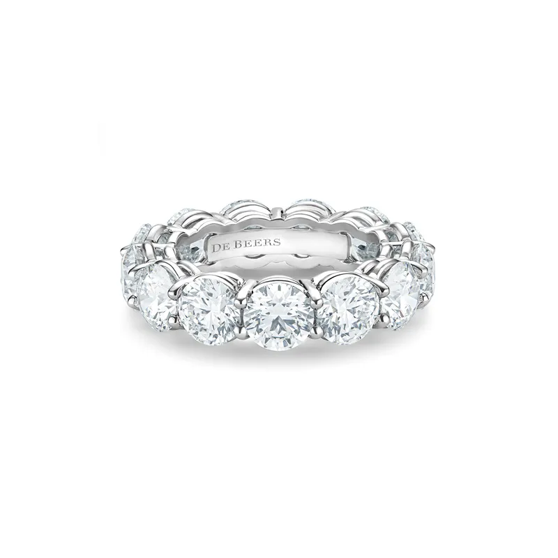 <p>The De Beers Classic eternity band with 6.58 carats of round brilliant-cut diamonds worn by actress Michelle Monaghan to the 2025 Emmy Awards</p>
