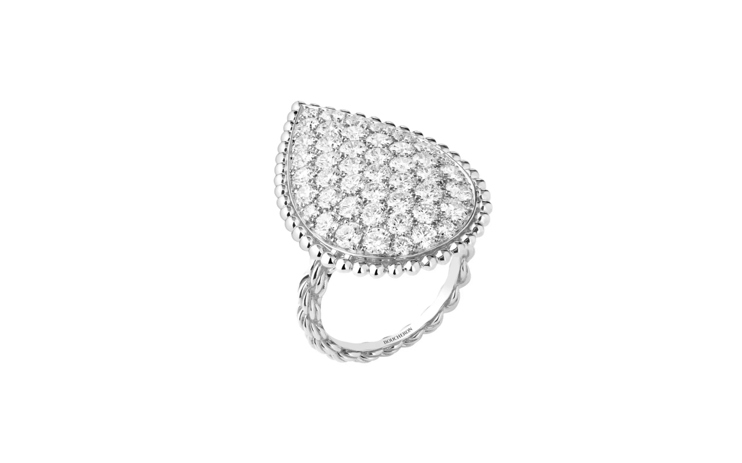 <p>A Boucheron Serpent Bohème diamond ring worn by actress Dakota Johnson to the Cannes Film Festival 2025</p>
