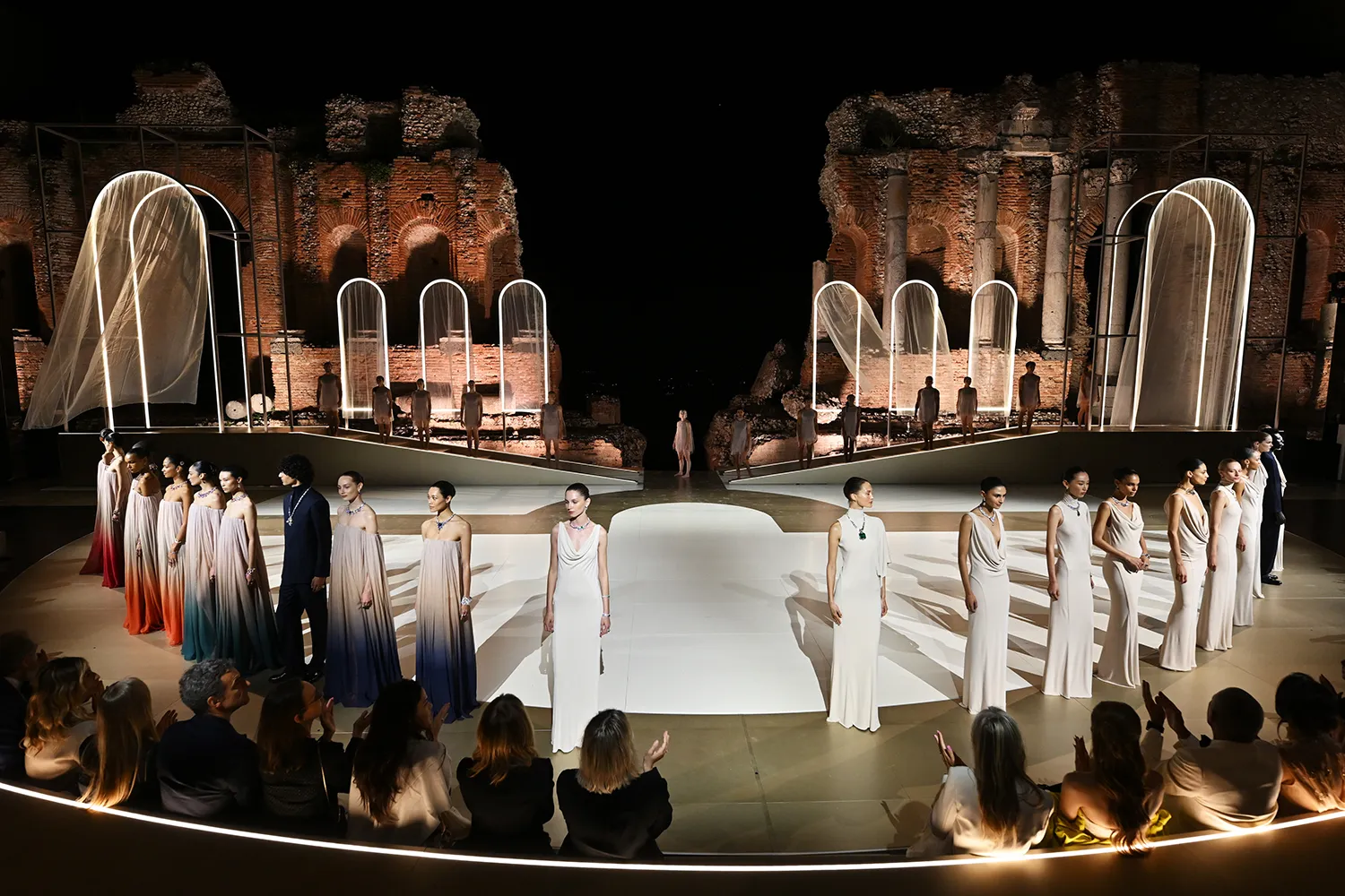 <p>Bvlgari was inspired by the concept of Greek tragedies when launching its new Polychroma High Jewellery collection in Taormina, Sicily </p>