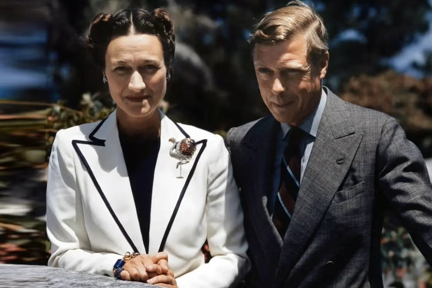 <p>Duchess of Windsor’s Cartier Flamingo Brooch</p>
