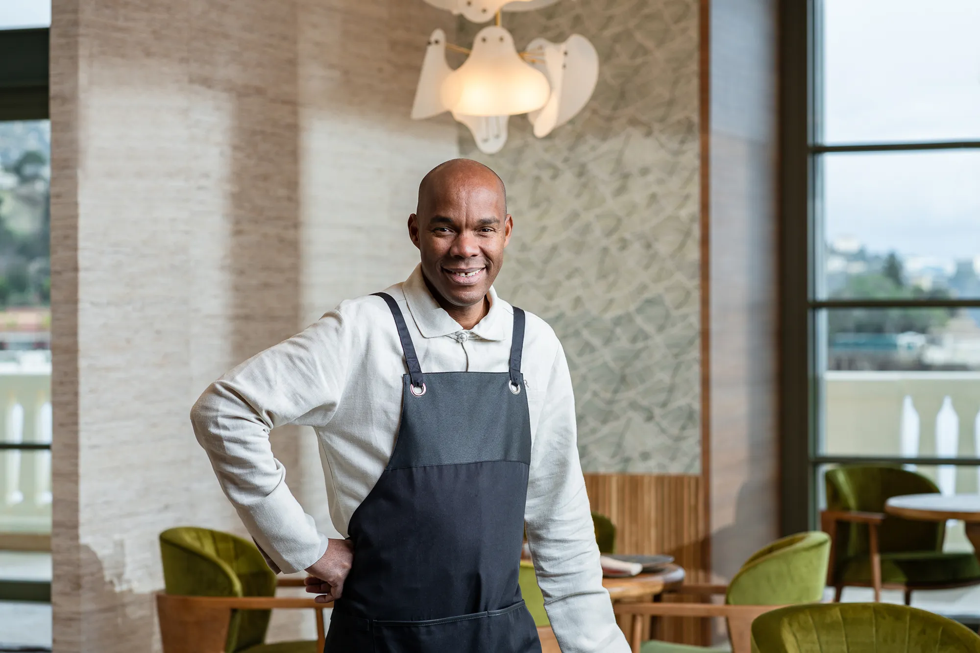 <p>Michelin-starred chef Marcel Ravin served up a menu of culinary delights</p>
