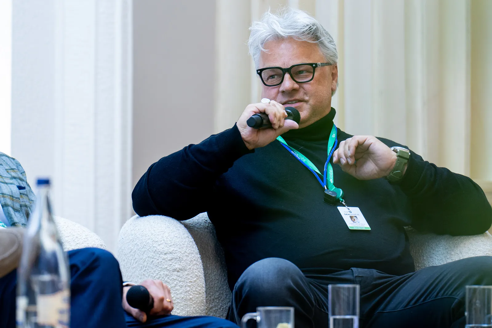 <p>Constantin Wild, President of Constantin Wild GmbH &#038; Co.KG, sharing insights on coloured gemstones at GemGenève </p>
