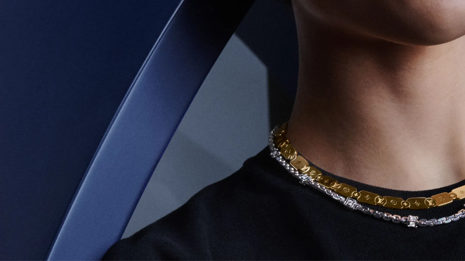 <p>Layering jewels from Louis Vuitton’s new Les Gastons Vuitton collection</p>