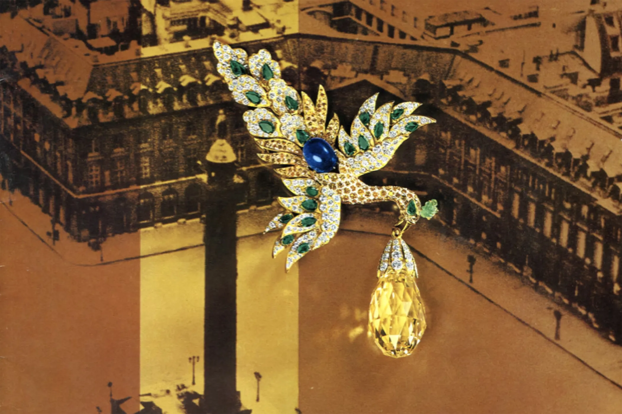 <p>Van Cleef &amp; Arpels Walska Briolette Diamond Brooch</p>

