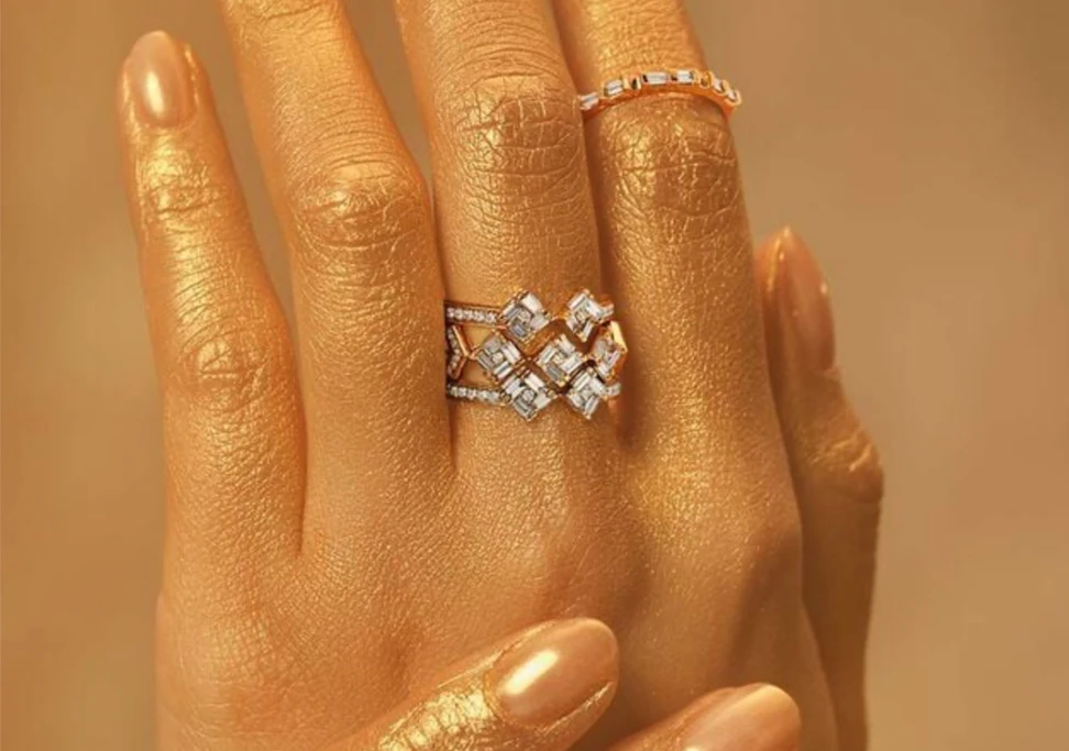 <p>The Ballad of Belonging ring from Zoya’s Samave collection, featuring the brand’s signature ‘Zoya Baoli’ setting</p>