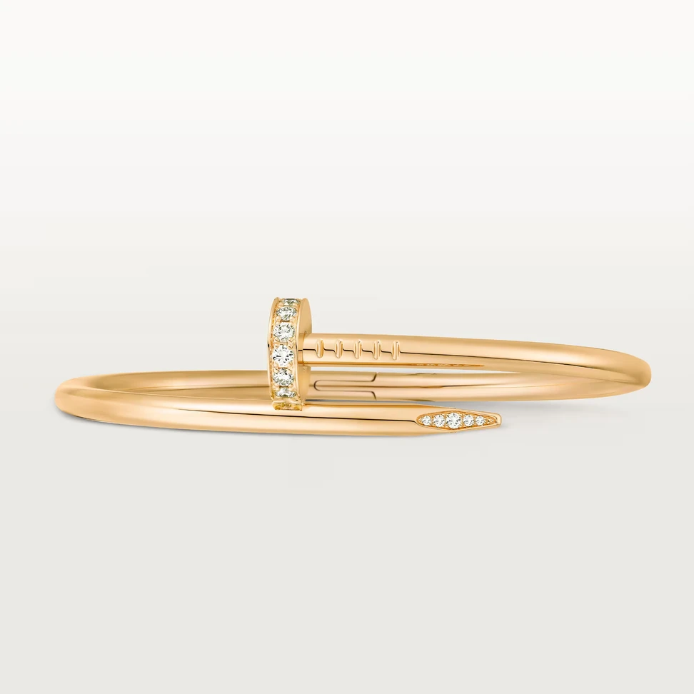<p>Cartier Juste un Clou bracelet, classic model, diamonds</p>