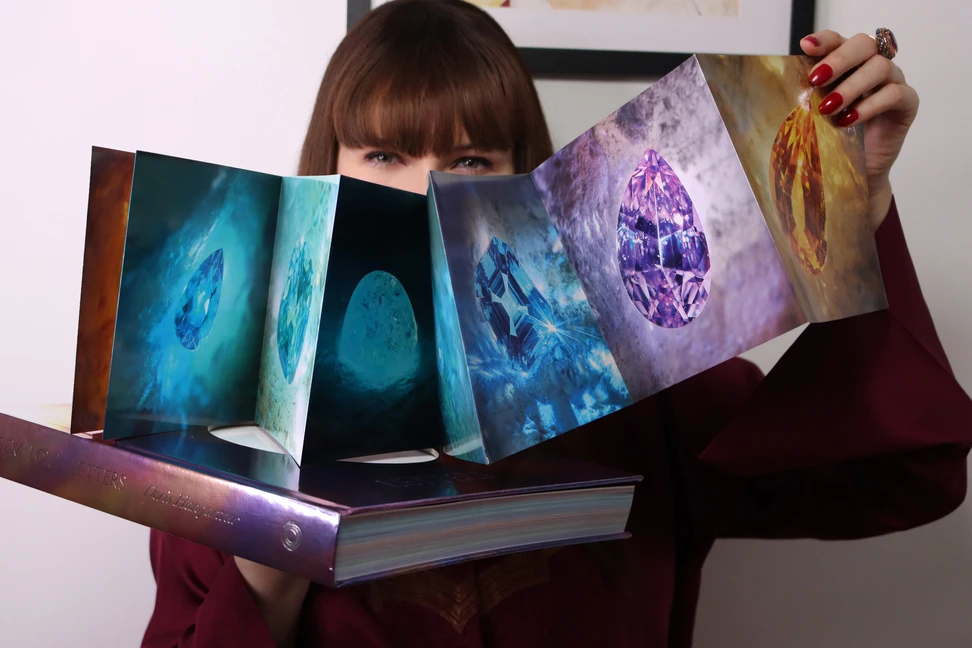 <p>Photography by Leo Bieber brings a beautiful, ethereal quality to the pages of Gem Love Letters by Doris Hangartner</p>
