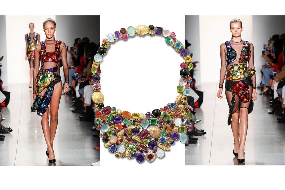 <p>Jeremy Scott and Solange Azagury-Partridge &#8216;Stoned&#8217; necklace</p>
