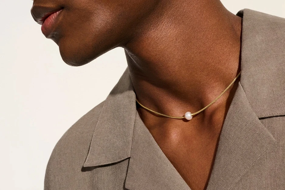 <p>John Hardy’s Essential Pearl necklace features the brand’s signature woven chain in reclaimed gold</p>