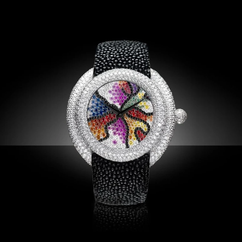 <p>Palmiero Jewellery Design &#8211; Kandinsky Black Lines Watch</p>
