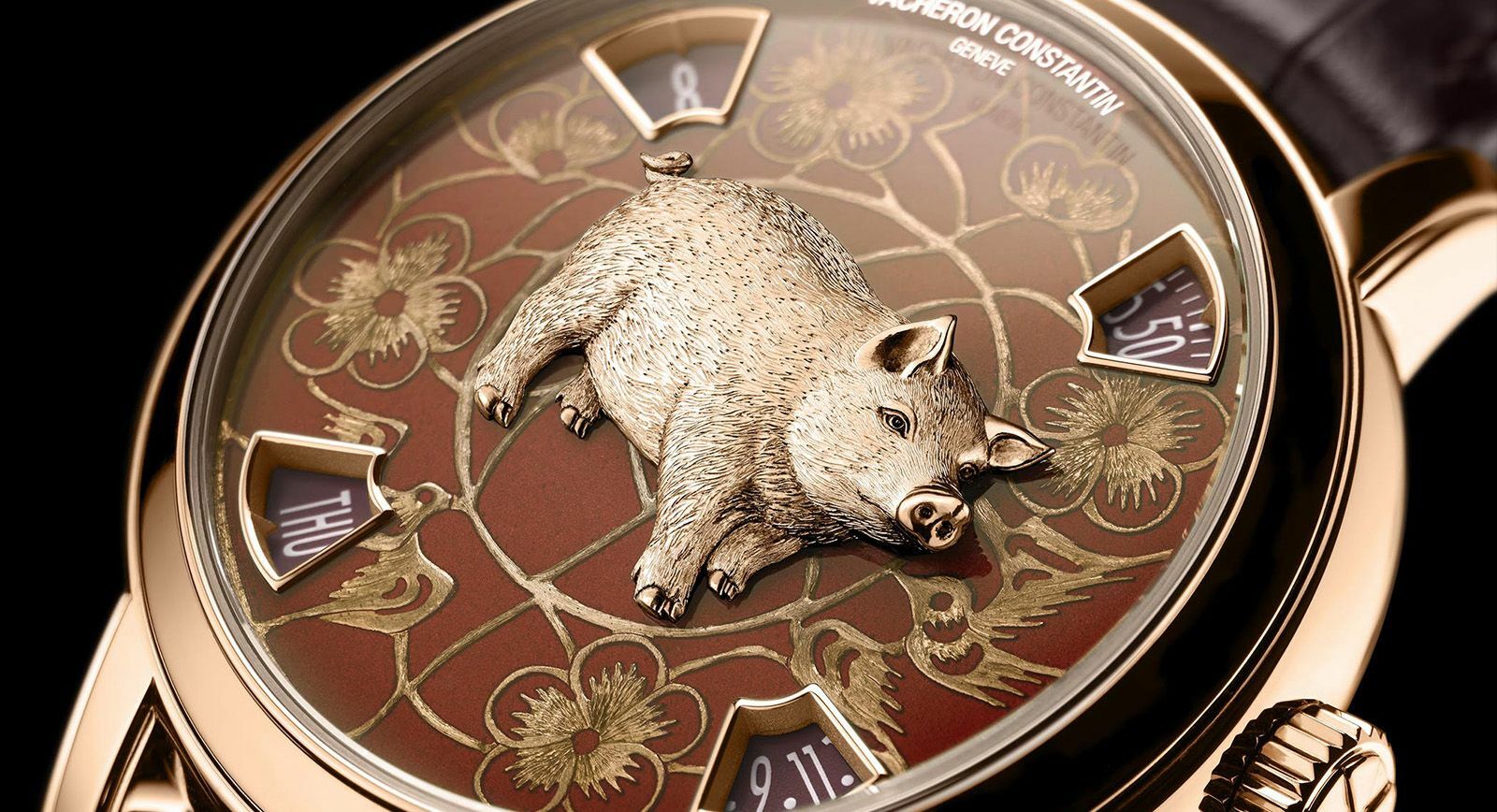 Pig watch by Vacheron Constantin for the Chinese year 2019 