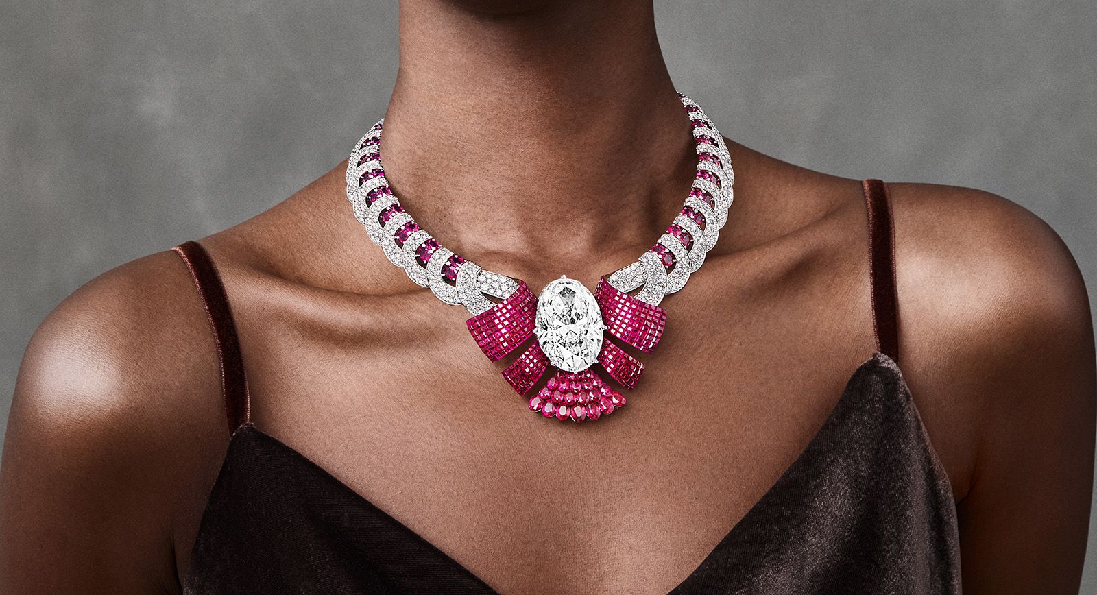 Louis Vuitton Pink Diamond Necklace Price
