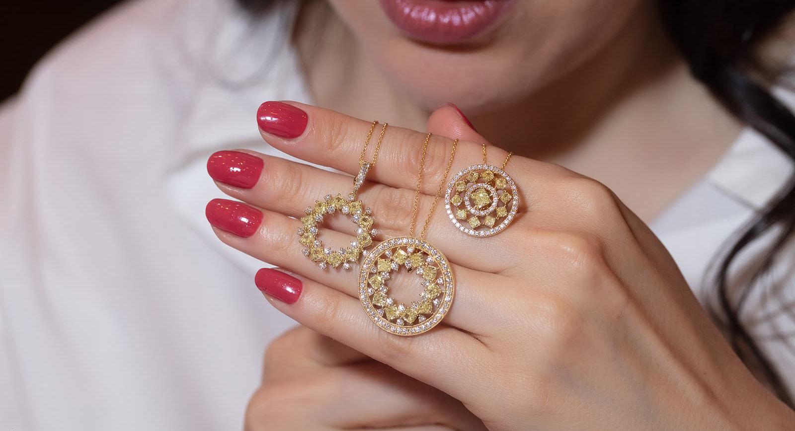 Louis Vuitton White Gold Diamond Flower Dangle Earrings | 3D Print Model