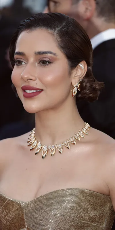 <p>Yemeni-Emirati singer and actress Balqees Ahmed Fathi wears a Messika High Jewellery necklace to the 2026 Cannes Film Festival</p>
