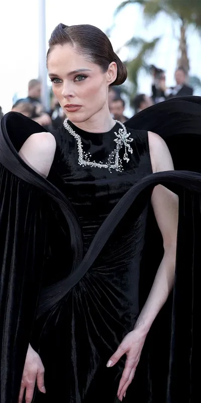 <p>Model Coco Rocha wears an avant-garde creation by Elsa Jin to the 2026 Cannes Film Festival</p>