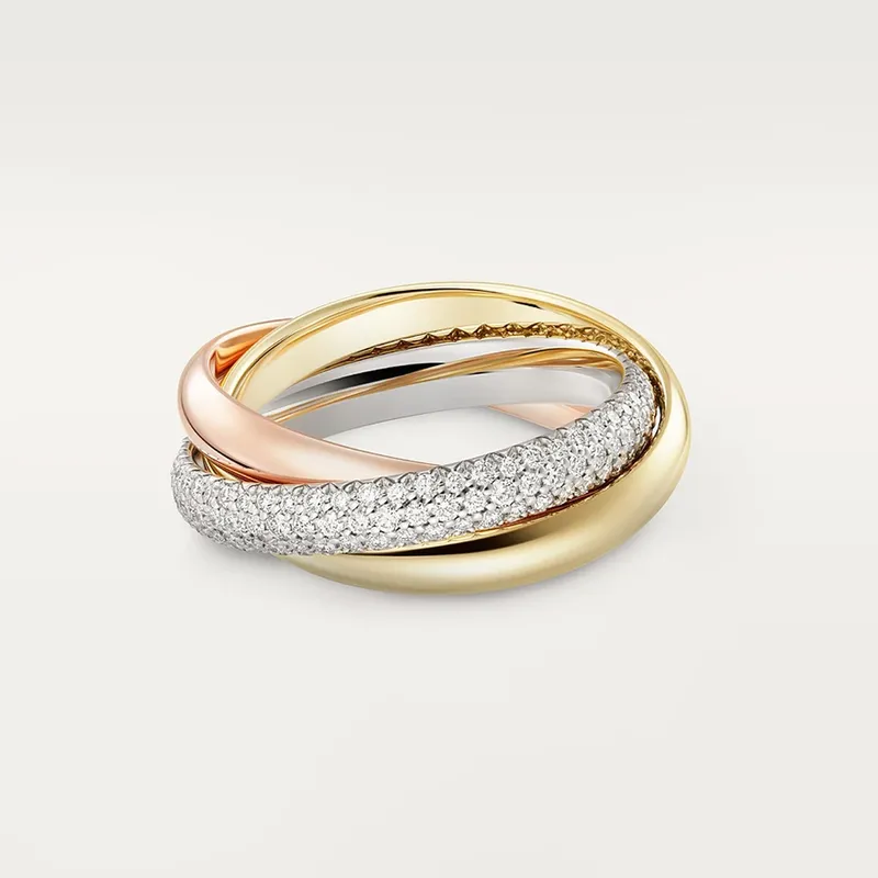 <p>Trinity ring, classic model, semi-paved</p>