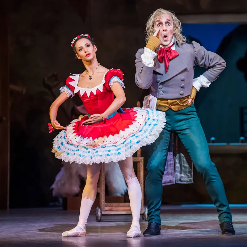 <p>Francesca Hayward  as Swanilda) in <em>Coppélia</em>, the inspiration behind the Rêverie de Coppelius clip</p>
