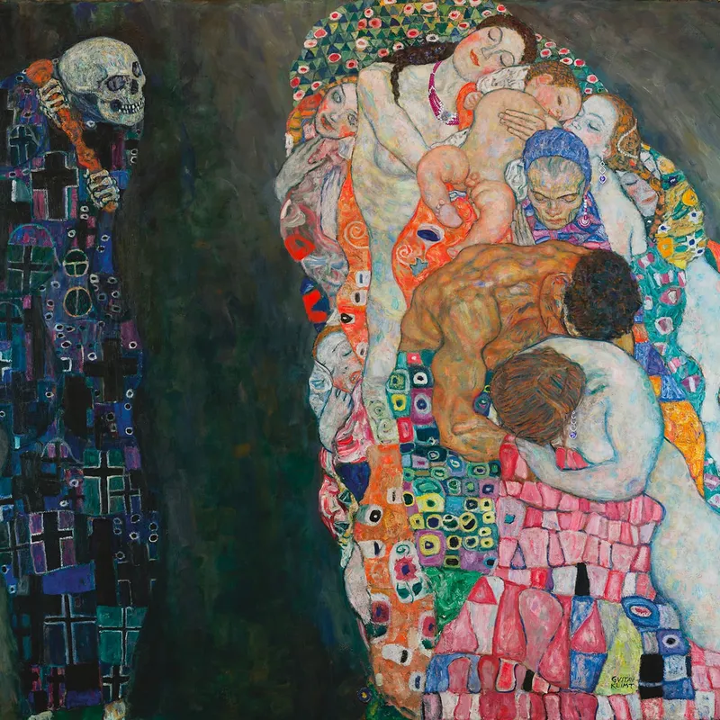 <p>Gustav Kilmt, Death and Life</p>