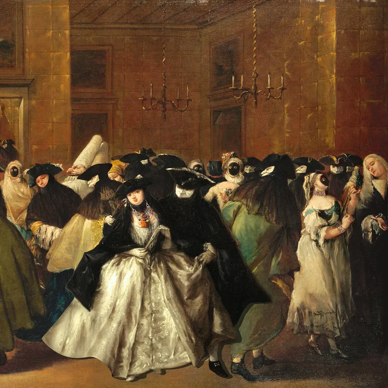 <p>Pietro Longhi and Francesco Guardi, Il Ridotto – Pomellato</p>