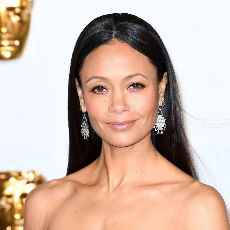 <p>Thandie Newton at the 2019 BAFTA awards wearing Solange Azagury-Partridge ‘Nimrod’ earrings</p>