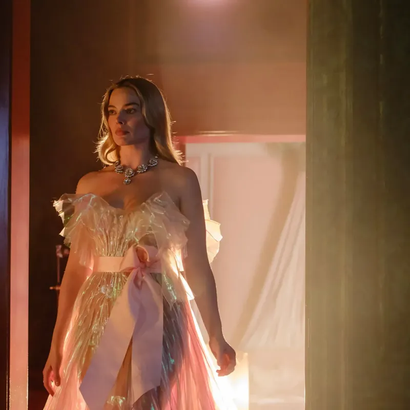 <p>Large and imposing, this necklace recalls the paste jewellery worn in the 1840s as an affordable alternative to real gemstones</p>
