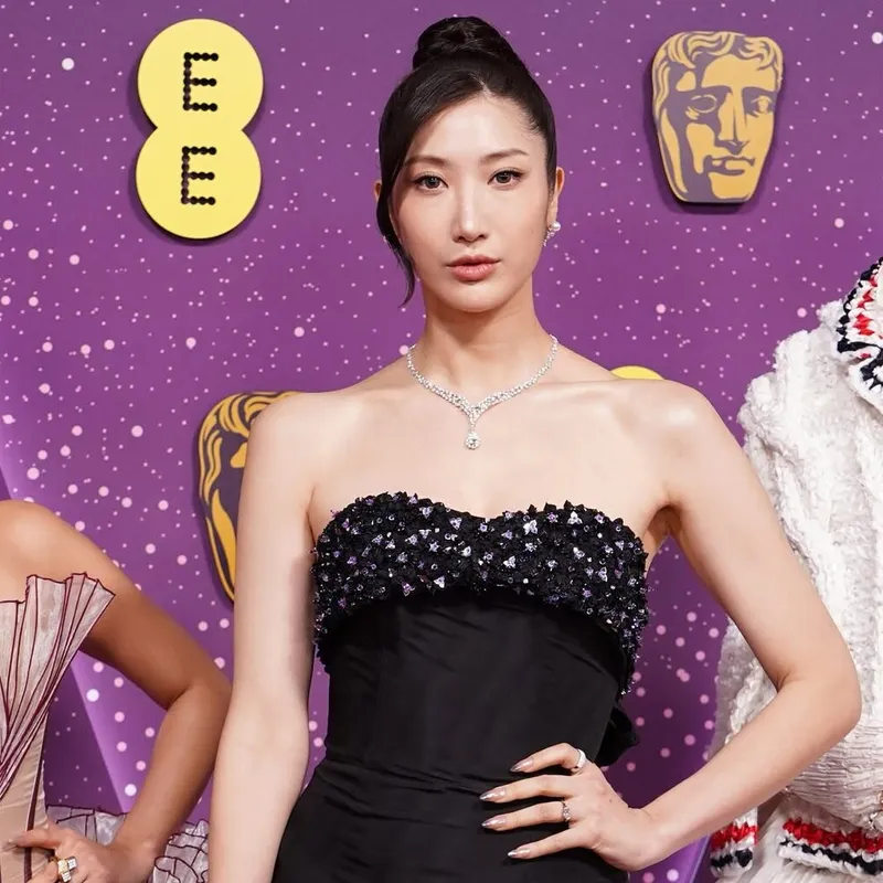 <p>EJAE, vocal star of <em>KPop Demon Hunters</em>, wore a Tasaki Classic diamond necklace, plus further Classic and Danger collection pieces with Akoya pearls and diamonds in white gold</p>