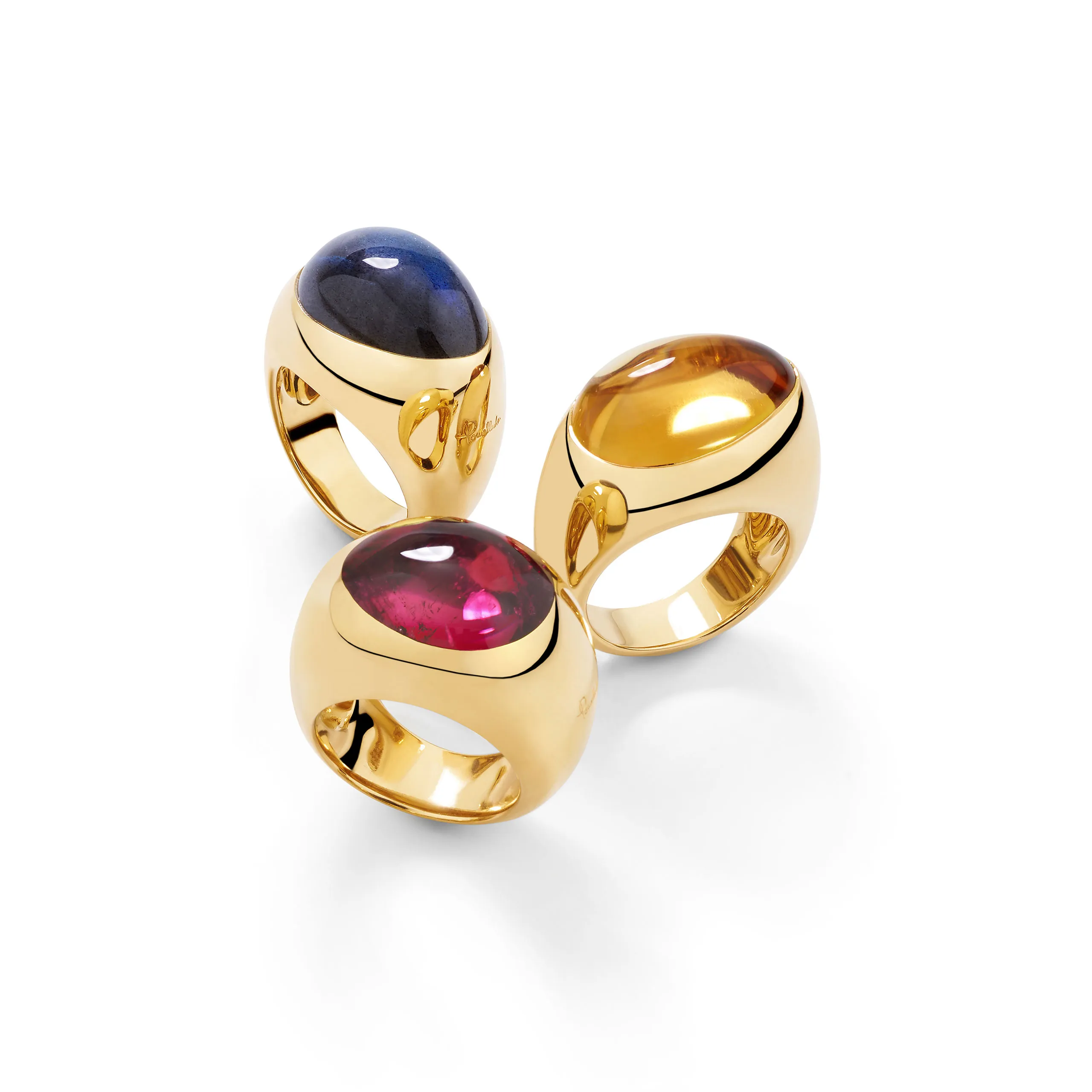 Pomellato Goccia rings, 1999-2000