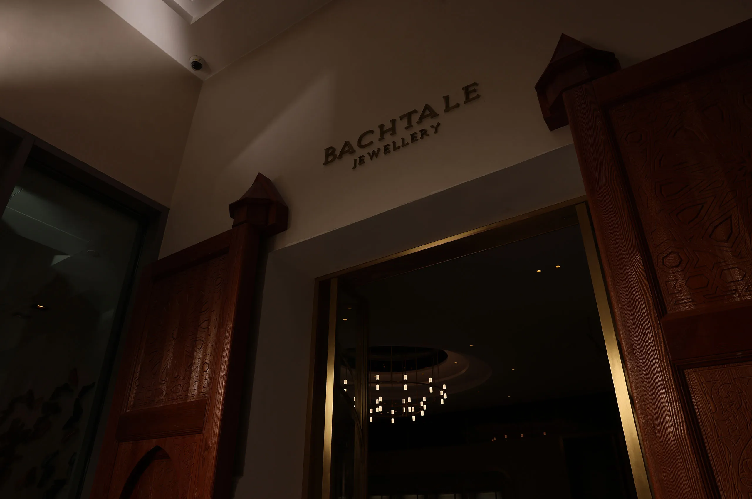 The entrance to Maison Bachtale's Casablanca boutique