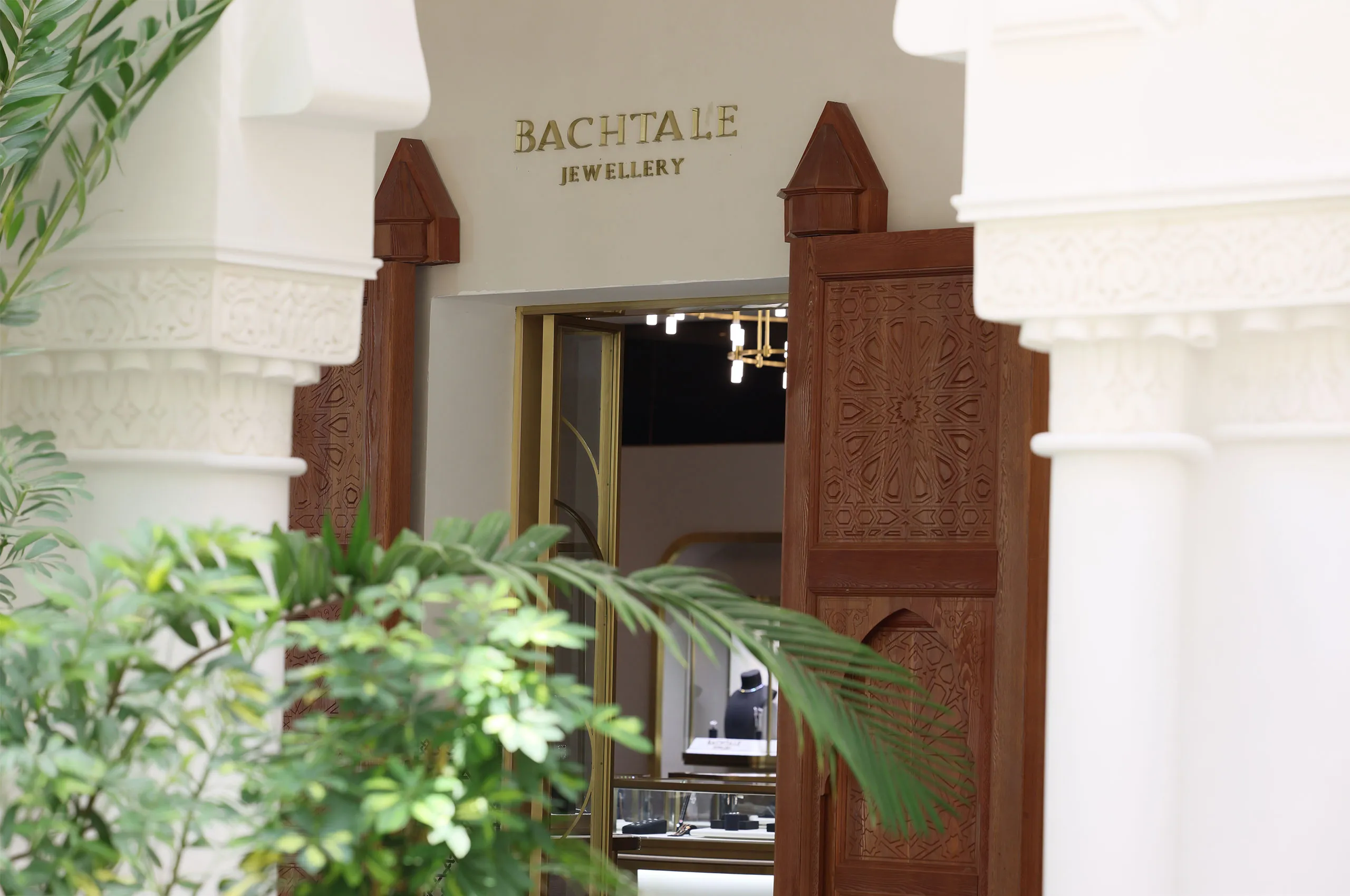 The entrance to Bachtale Jewellery at the Four Seasons Hotel in Casablanca