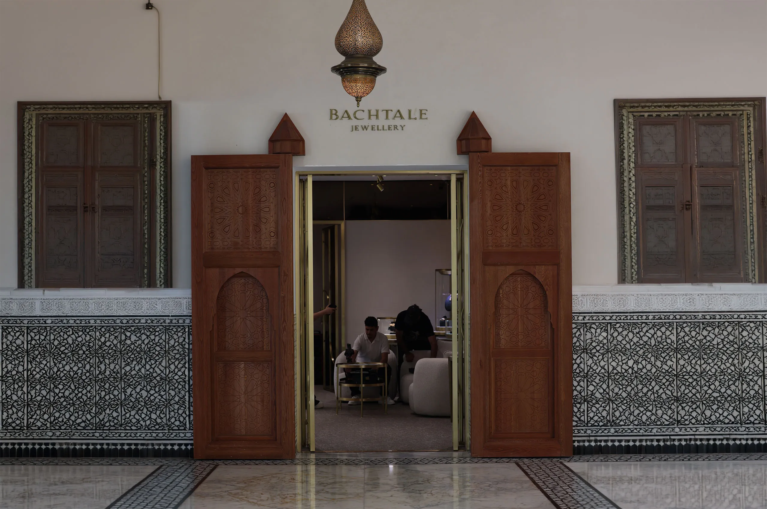 The elegance of Moorish architecture at Maison Bachtale in Casablanca
