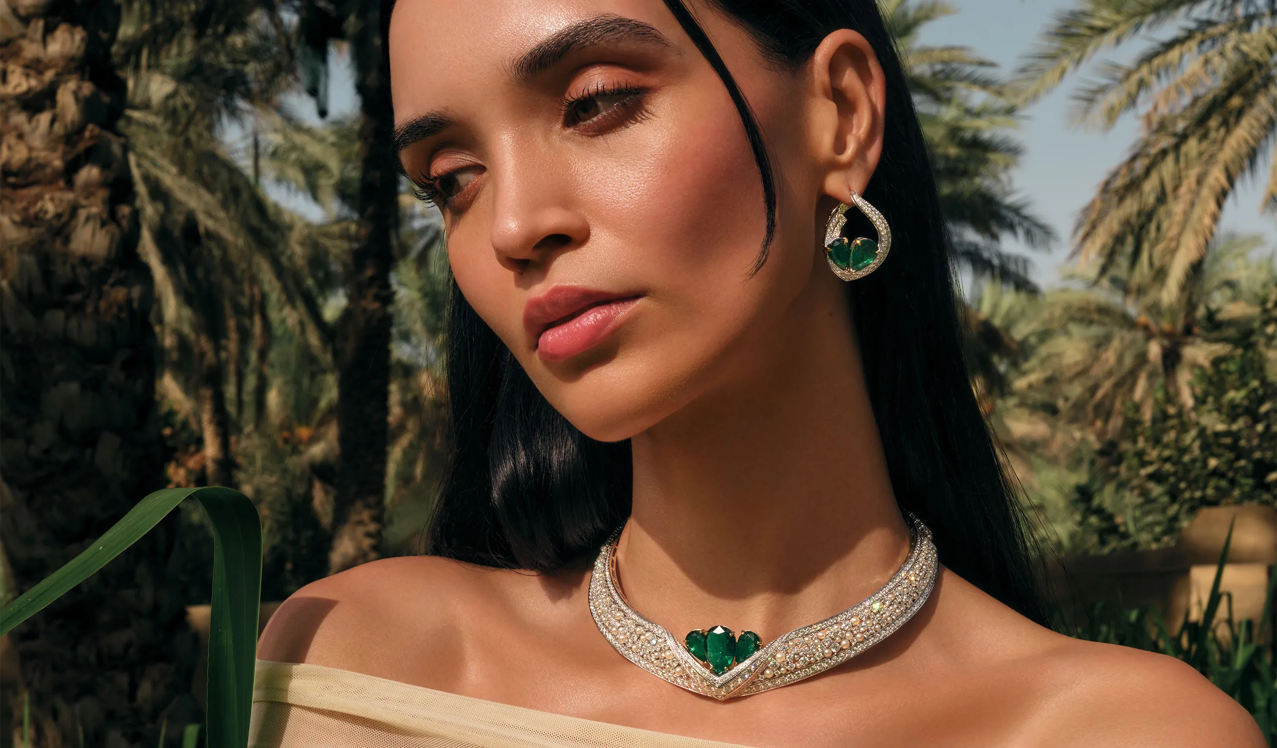 <p>Al Zain also added new emerald high jewellery creations to its Arab Deco collection at Jewellery Arabia</p>