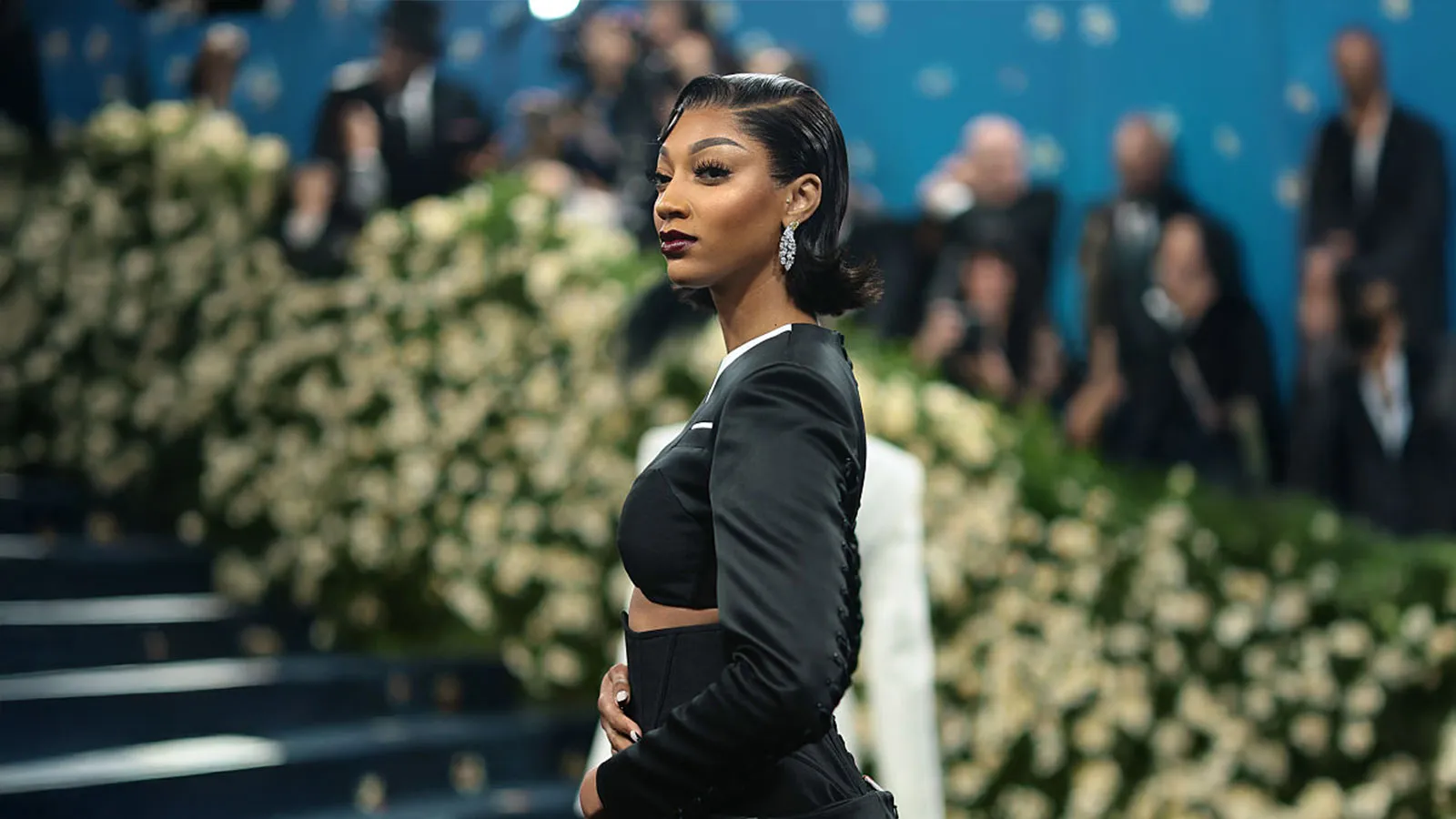 <p>American basketball star Angel Reese wore a series of Graff High Jewellery creations on the Met Gala red carpet</p>
