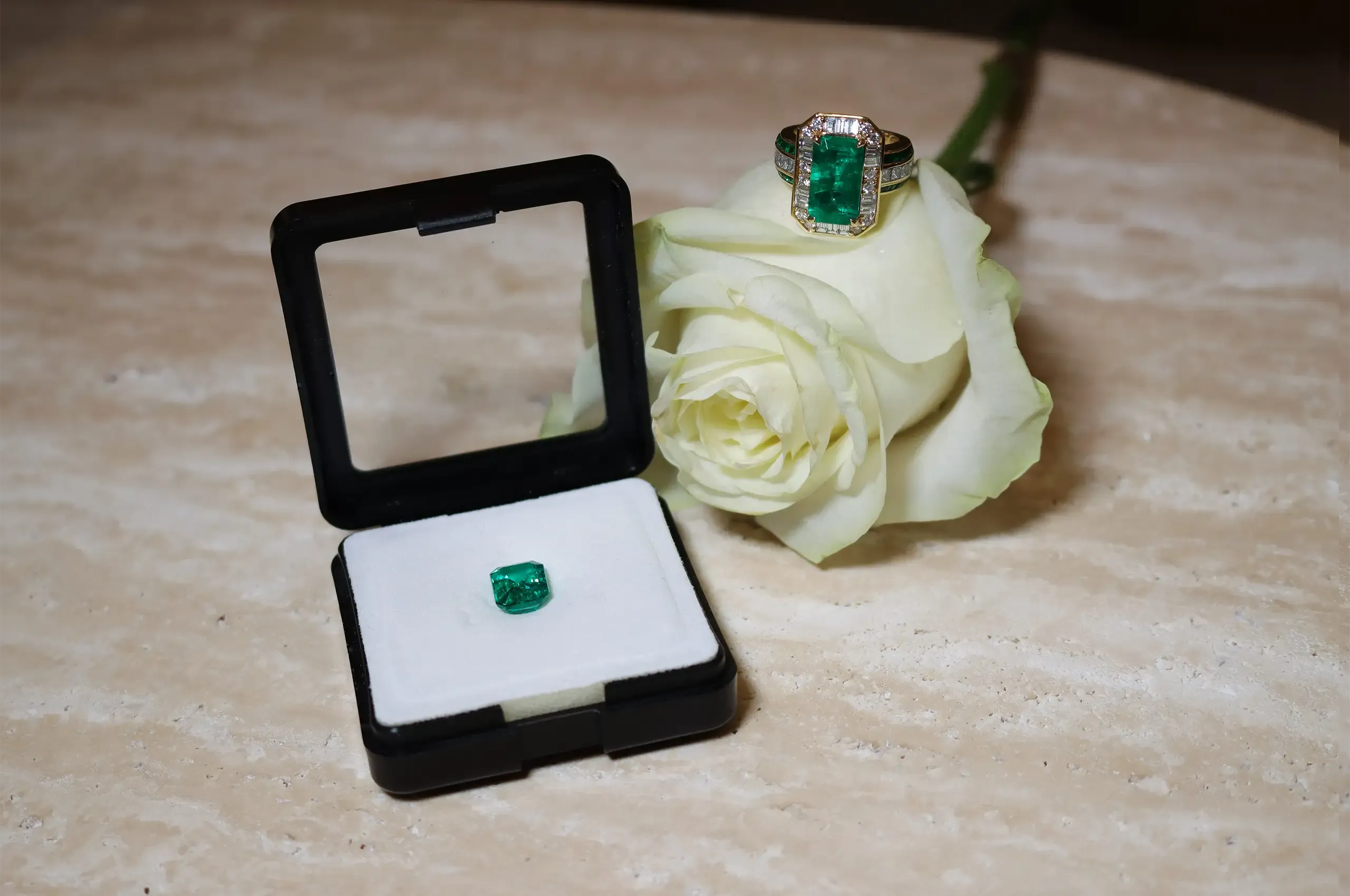 ANTON Jewellery pairs vivid emeralds with diamonds and yellow gold in its expressive take on High Jewellery