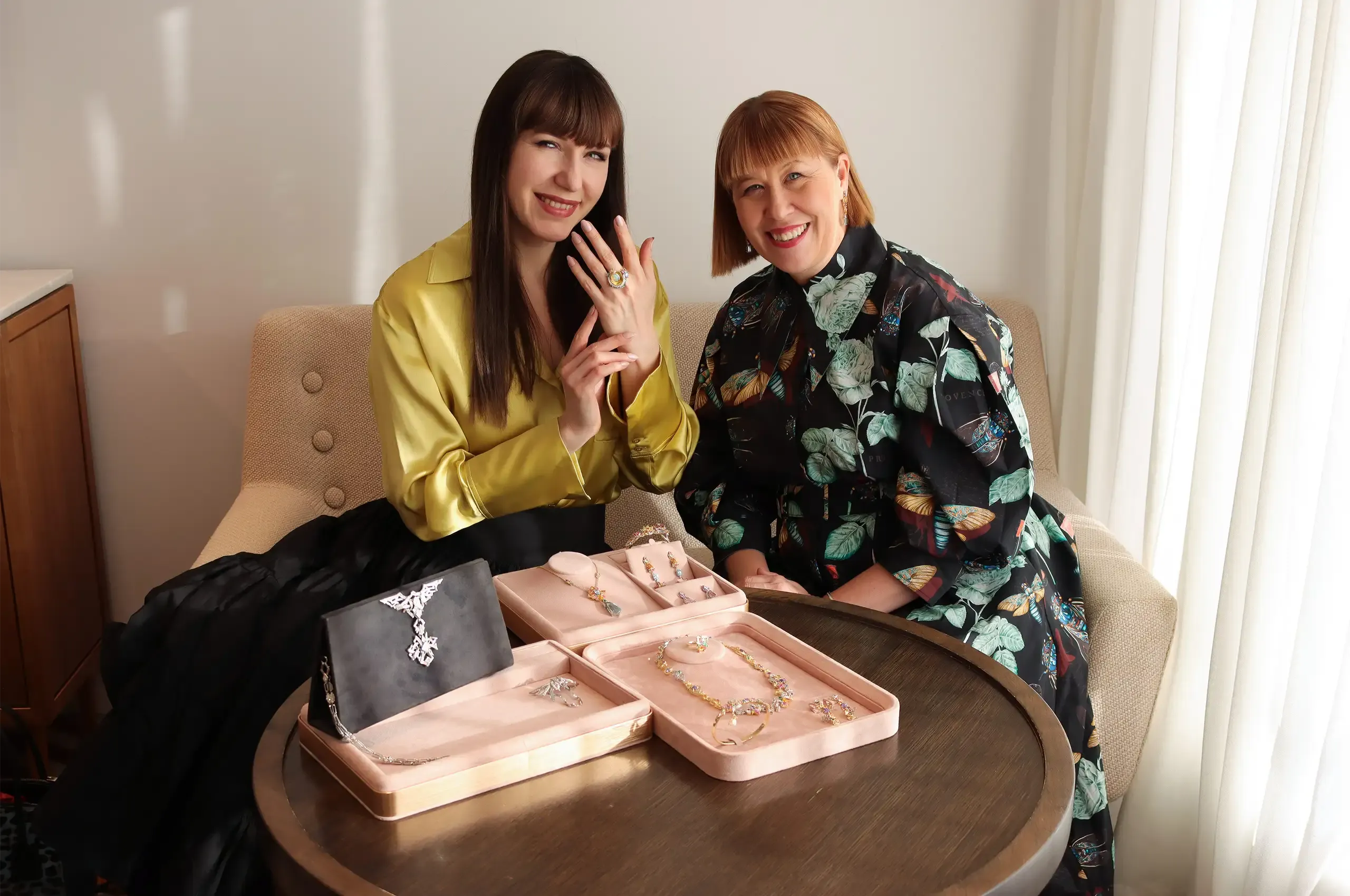 Katerina Perez with Tammy Keers, the Founder of Artisans Bespoke Jewellers based in Paddington, west of Brisbane, Australia 