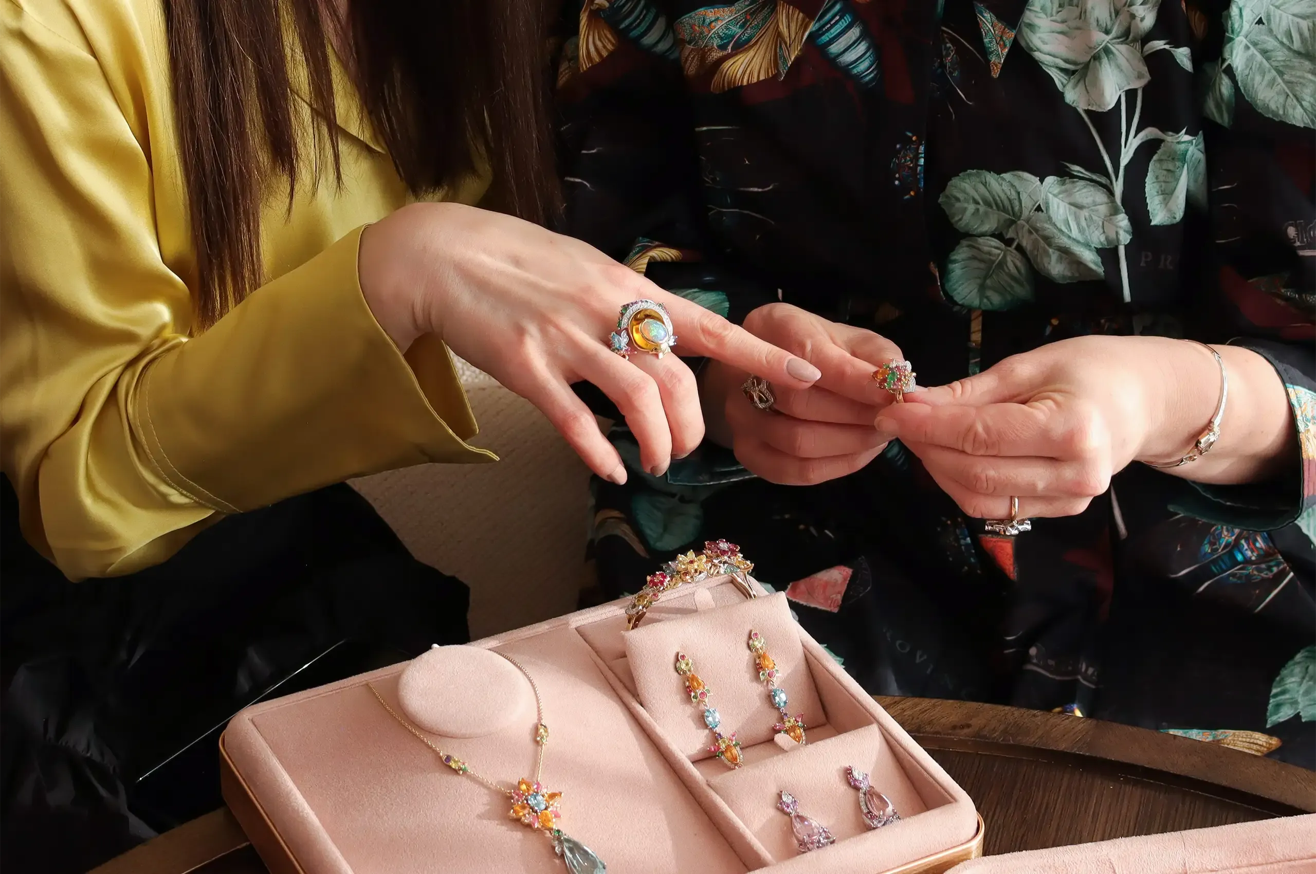 Taking a closer look at the colourful creations of Artisans Bespoke Jewellers, founded by Tammy Keers