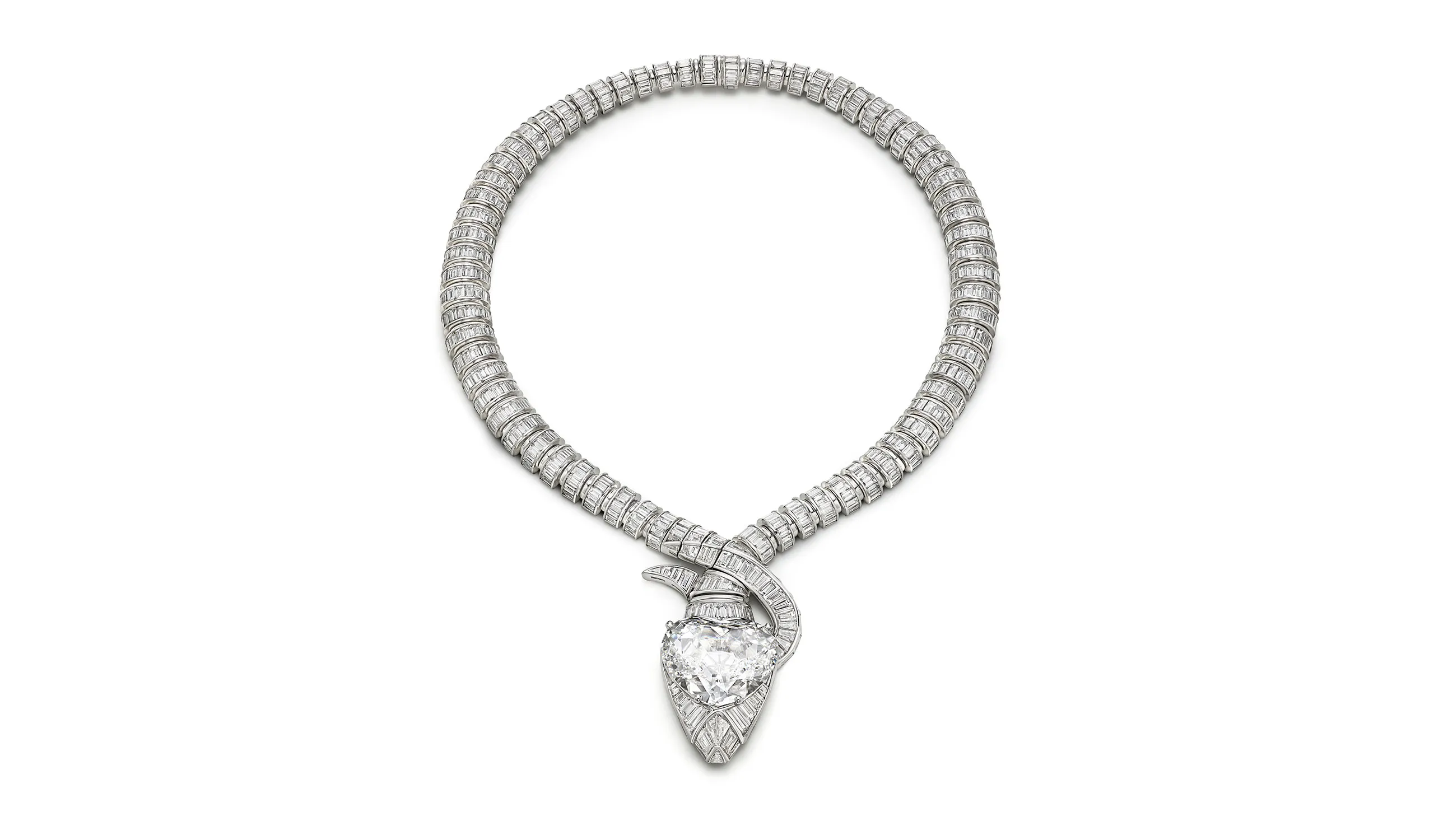<p>The Eclettica Imperial Heart necklace, set with a 30.75ct Golconda diamond that it is believed was once in the possession of a Maharaja</p>
