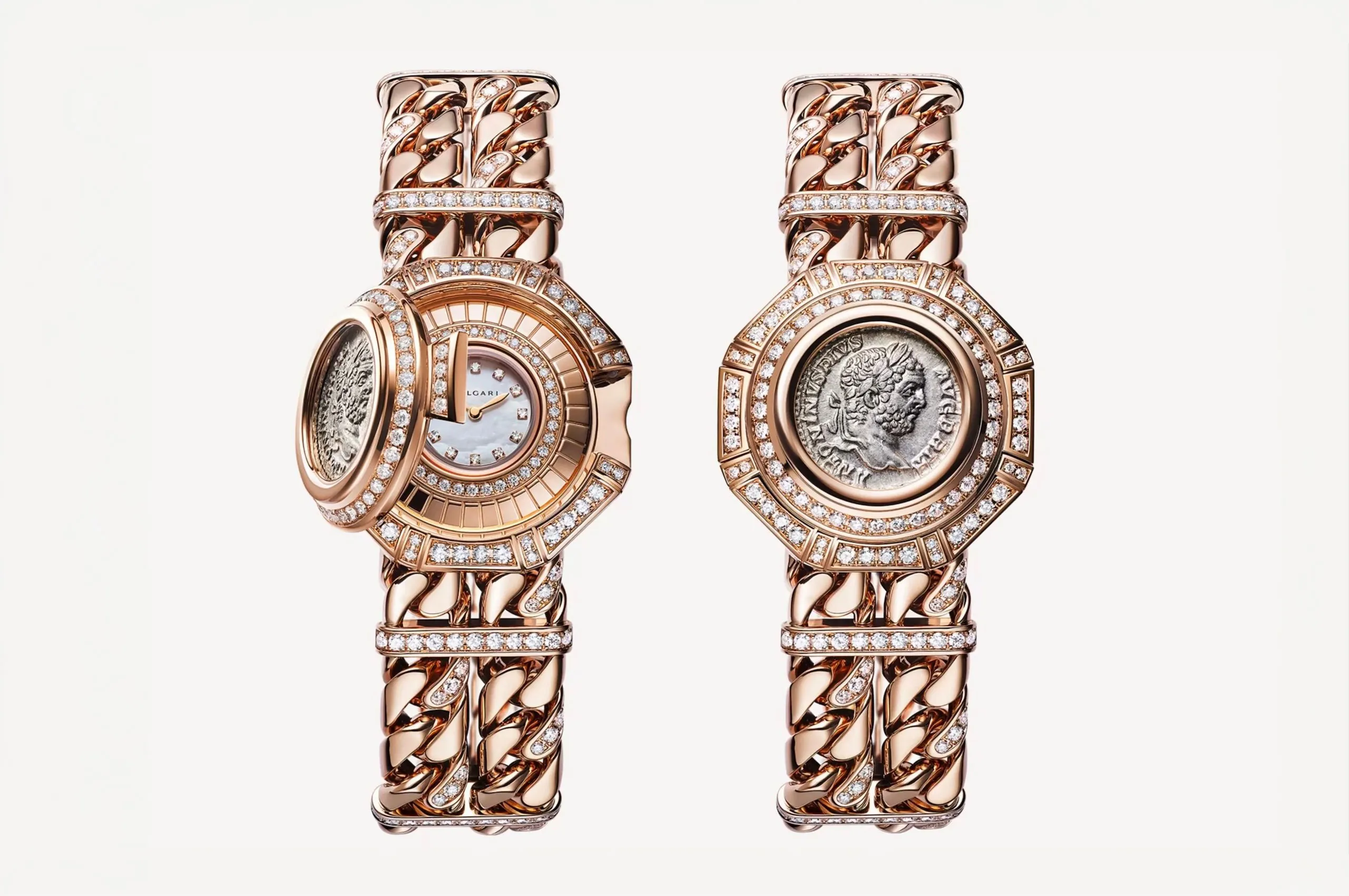 Bulgari Monete Catene High Jewelry Secret Watch.
