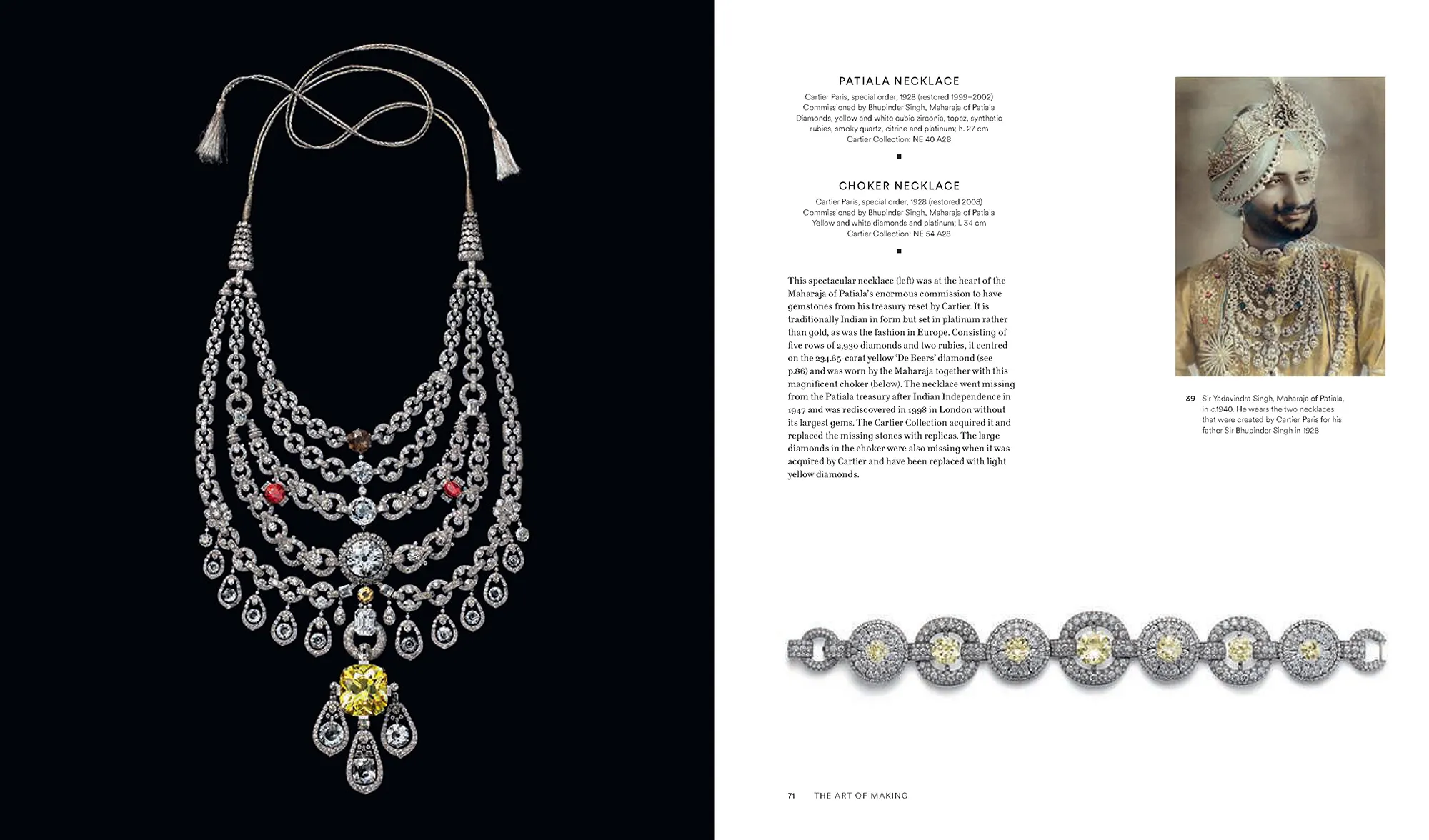 <p>A special commission for Maharaja Bhupinder Singh of Patiala, created by Cartier in 1928, the <a href="https://katerinaperez.com/articles/indian-jewellery-from-glorious-age-of-maharajas-of-patiala" target="_blank" rel="noopener">Patiala necklace</a> features in the new coffee table book</p>
