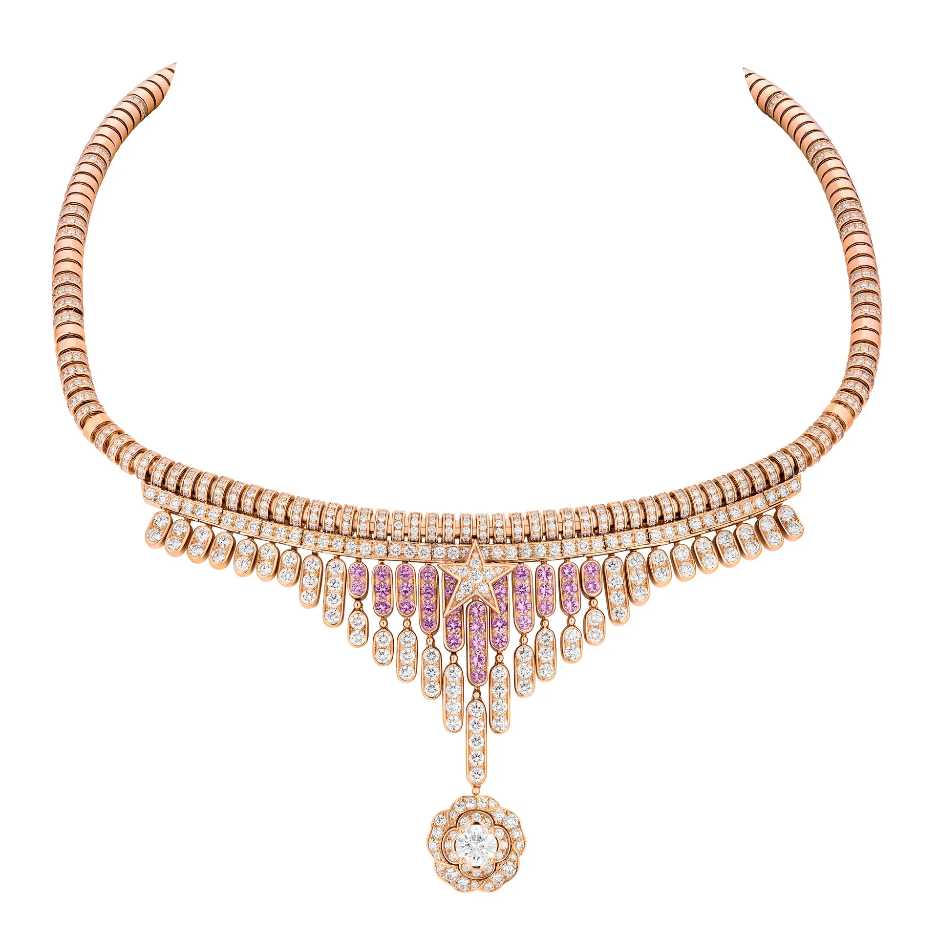 Chanel Reach for the Stars Camélia necklace.