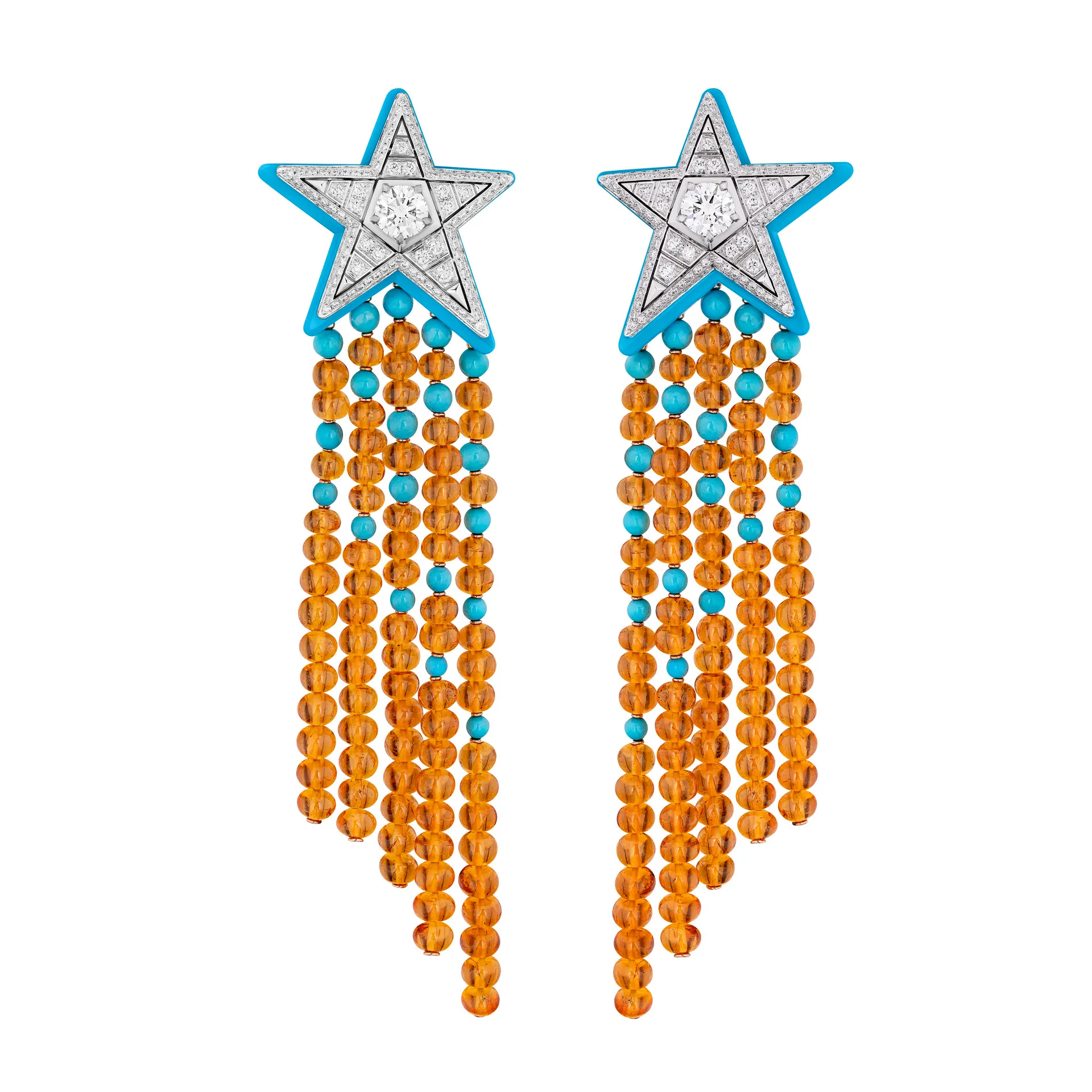 Chanel Reach for the Stars Ombre earrings.
