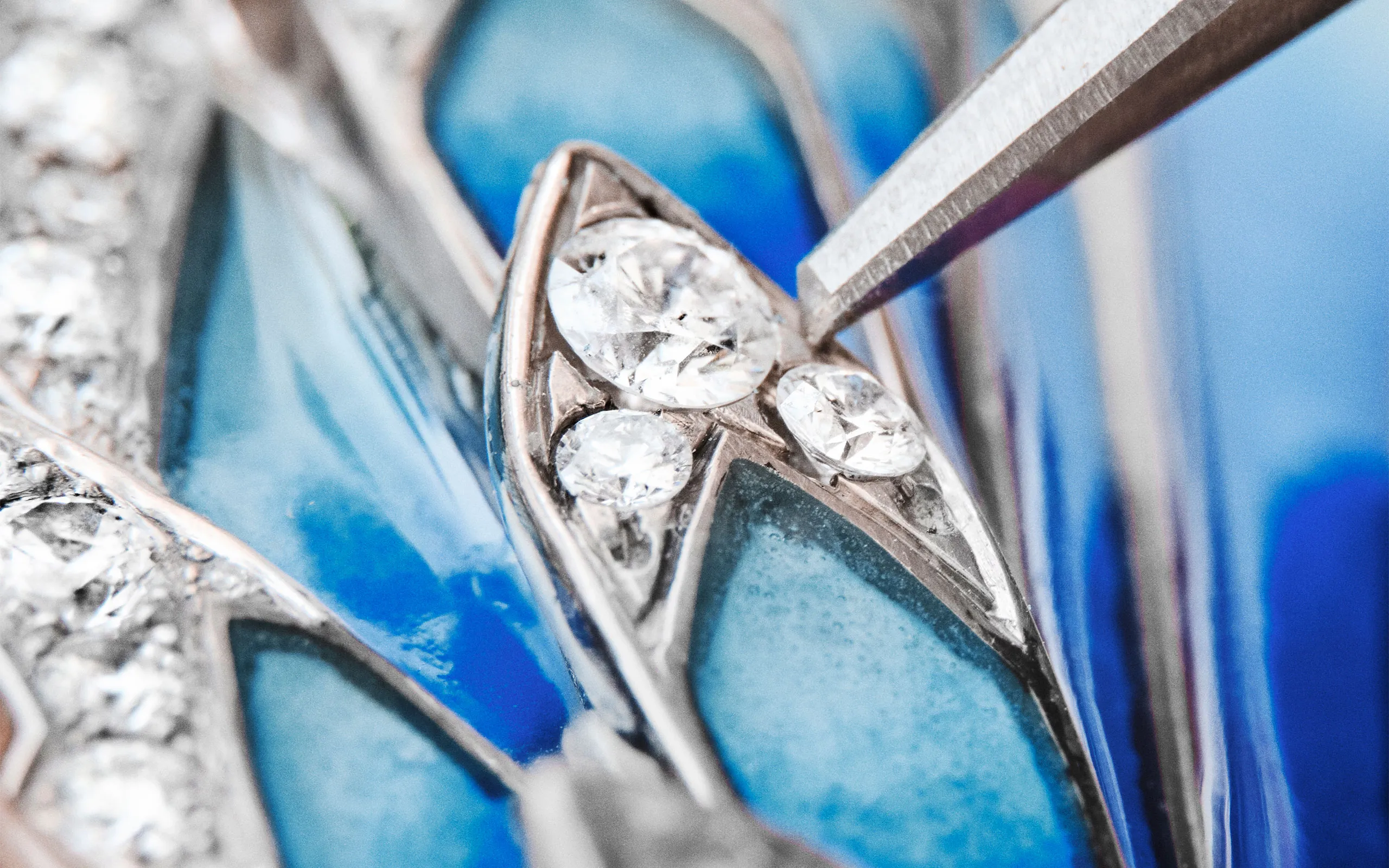 <p>Each piece in the collection took hundreds of hours to craft</p>
