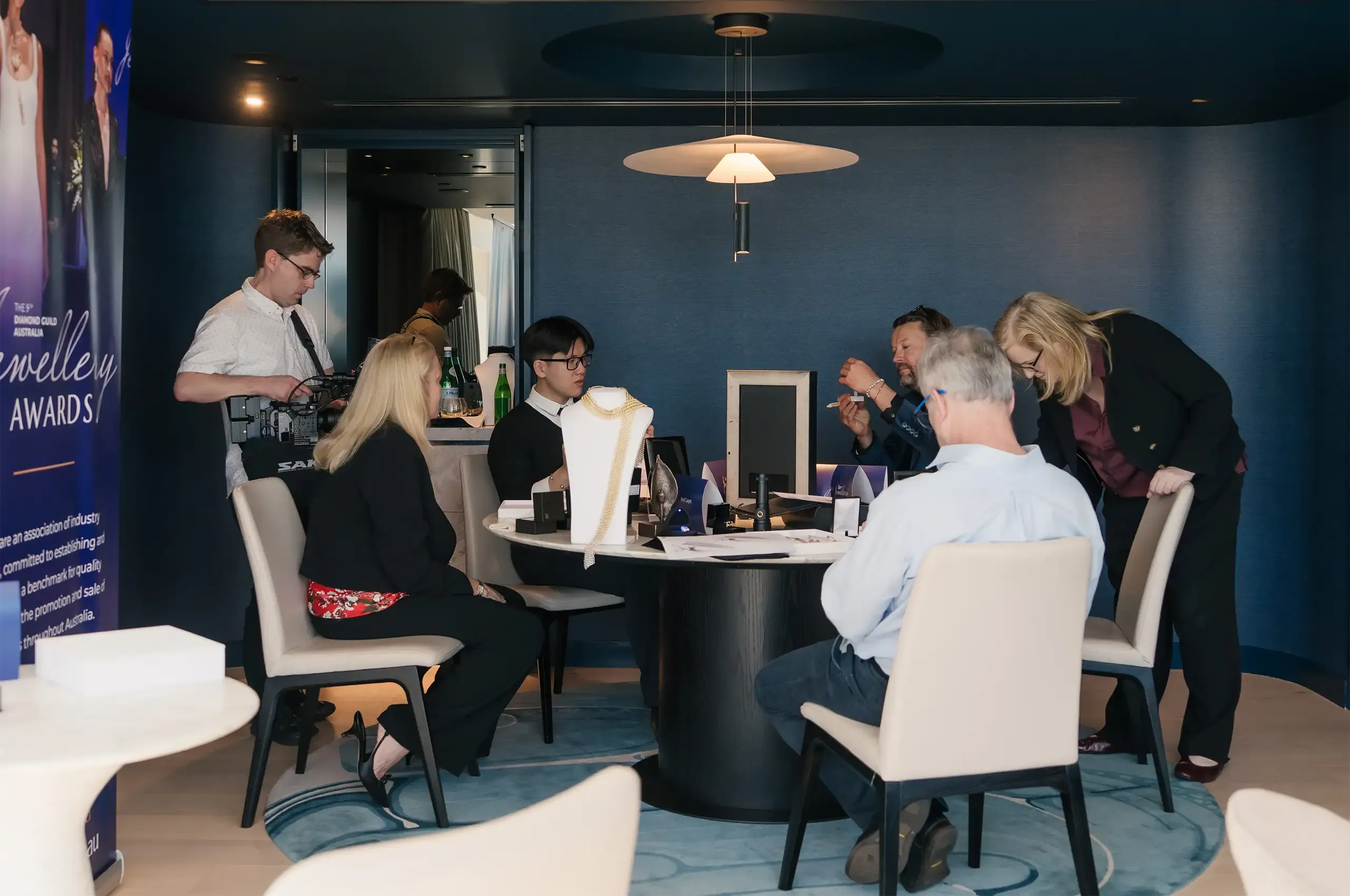Katerina Perez joins fellow judges Lester Brand, Dr Brandon Gien and Joash Teo in Sydney to assess the entries for the 9th Diamond Guild Australia Jewellery Awards