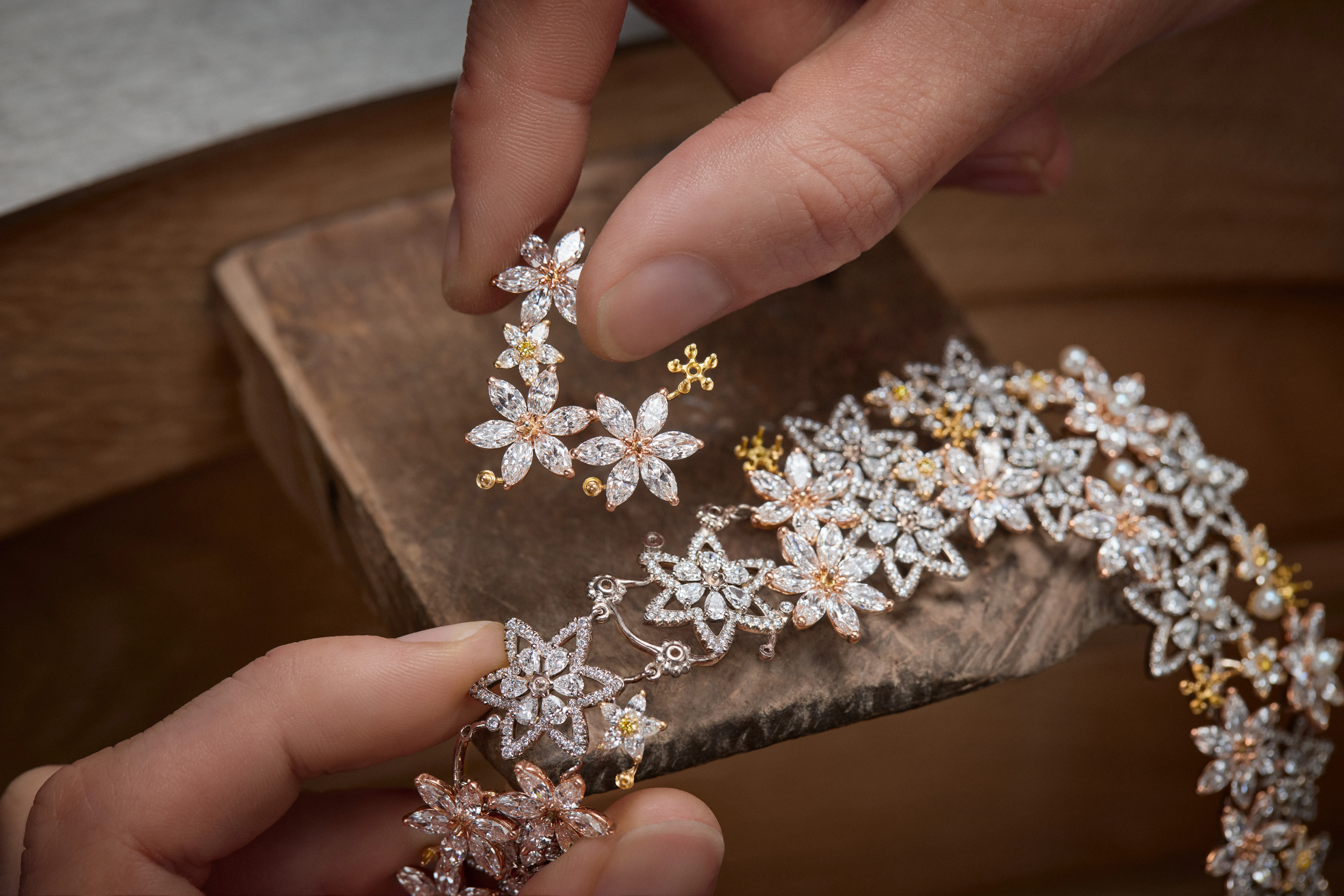 <p>Crafting this signature necklace in the Dior Milly Dentelle High Jewellery collection required more than 2,500 hours of craftsmanship </p>