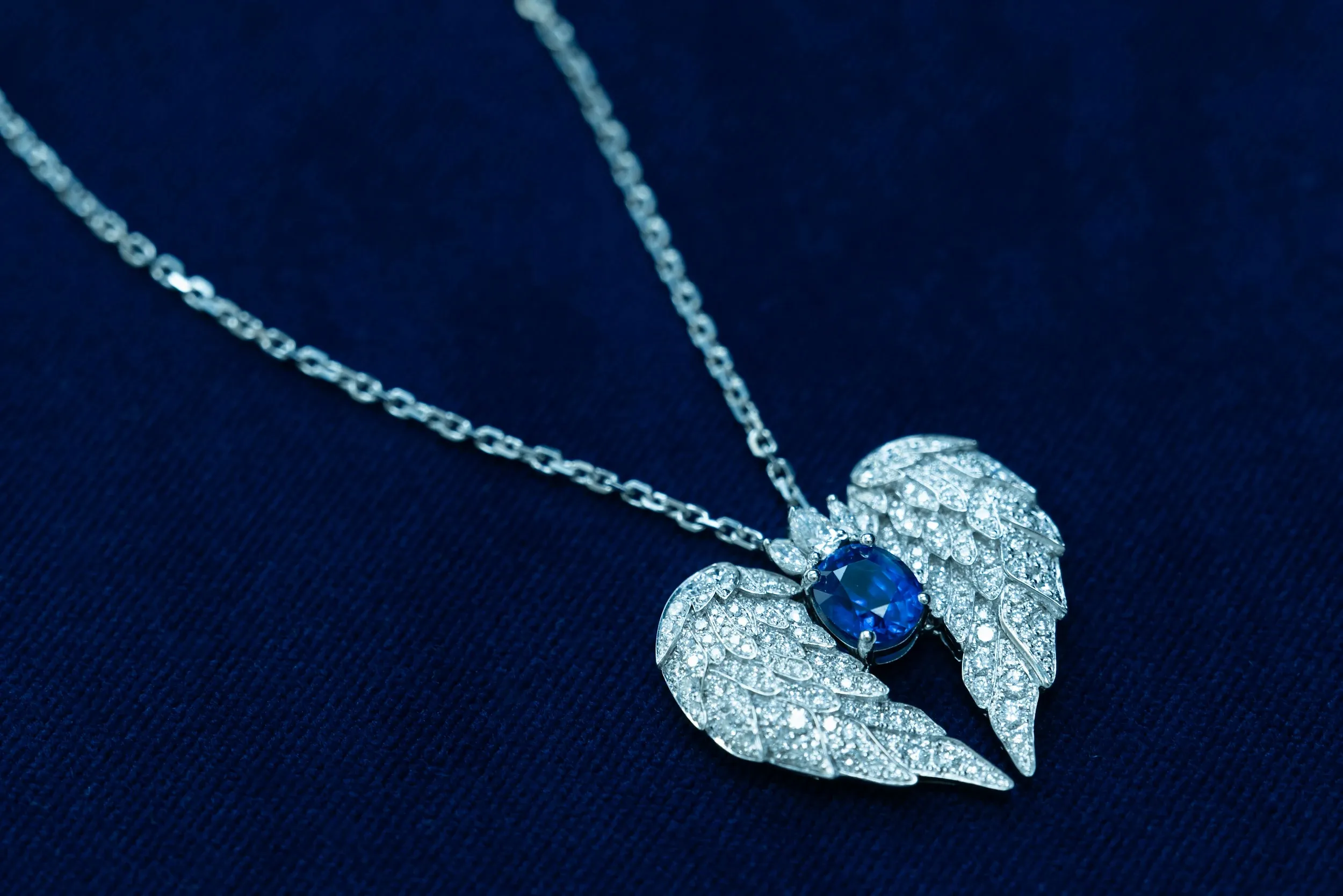 <p>El&#8217;eeté Jewellery Founder Elvira Iurova envisioned a mythical bird in a meditative state, helping her to design this bespoke pendant for Katerina Perez </p>
