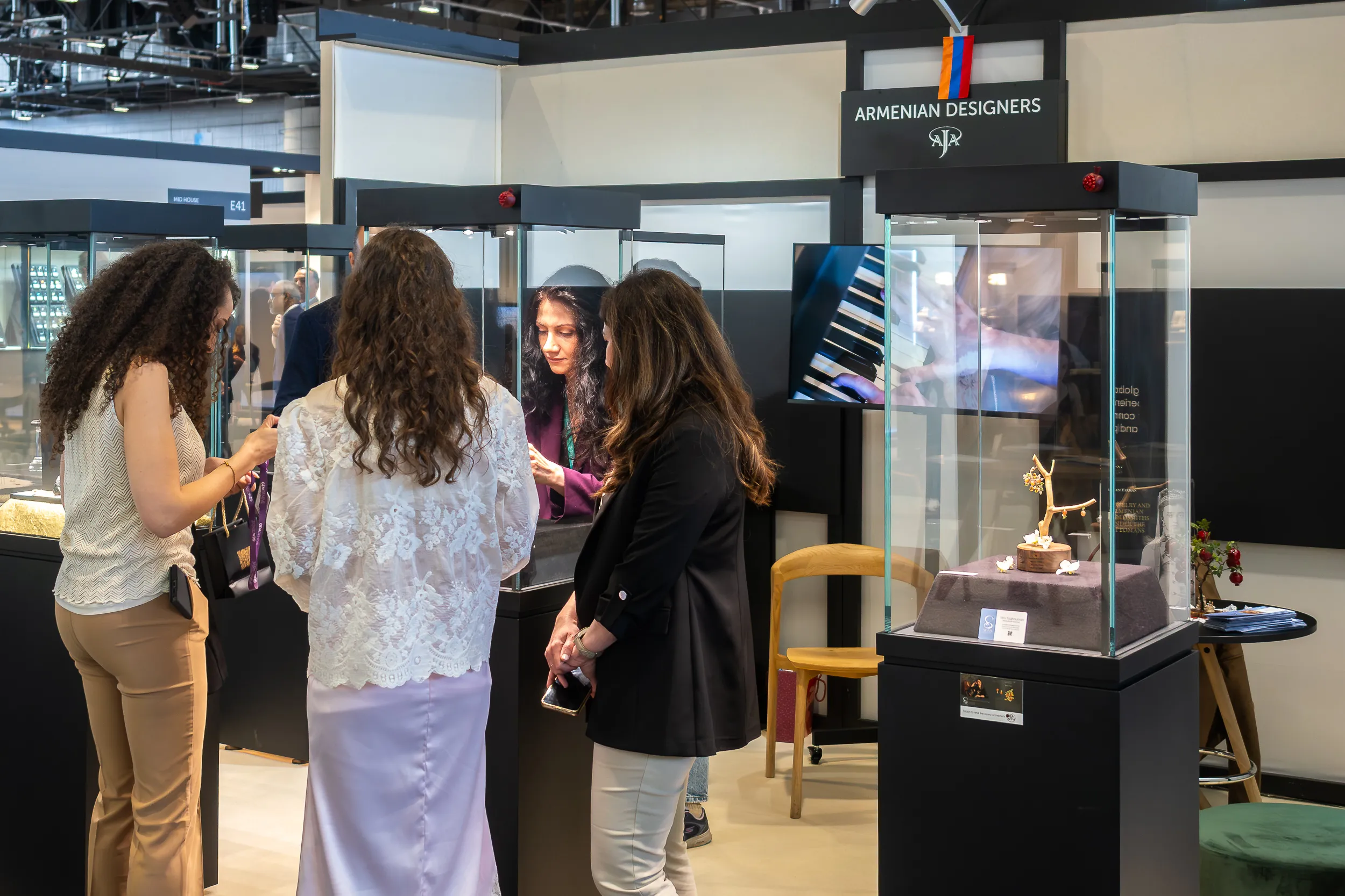 <p>The Armenian Designers booth</p>