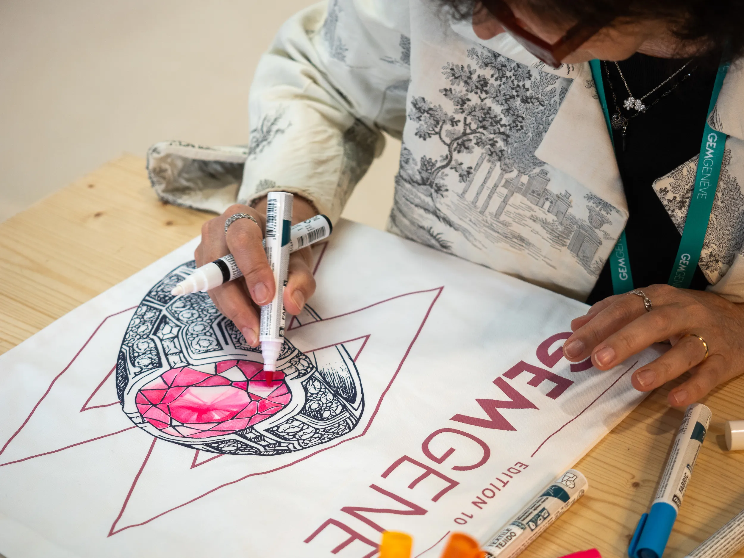 <p>You could also colour in your own tote bag</p>