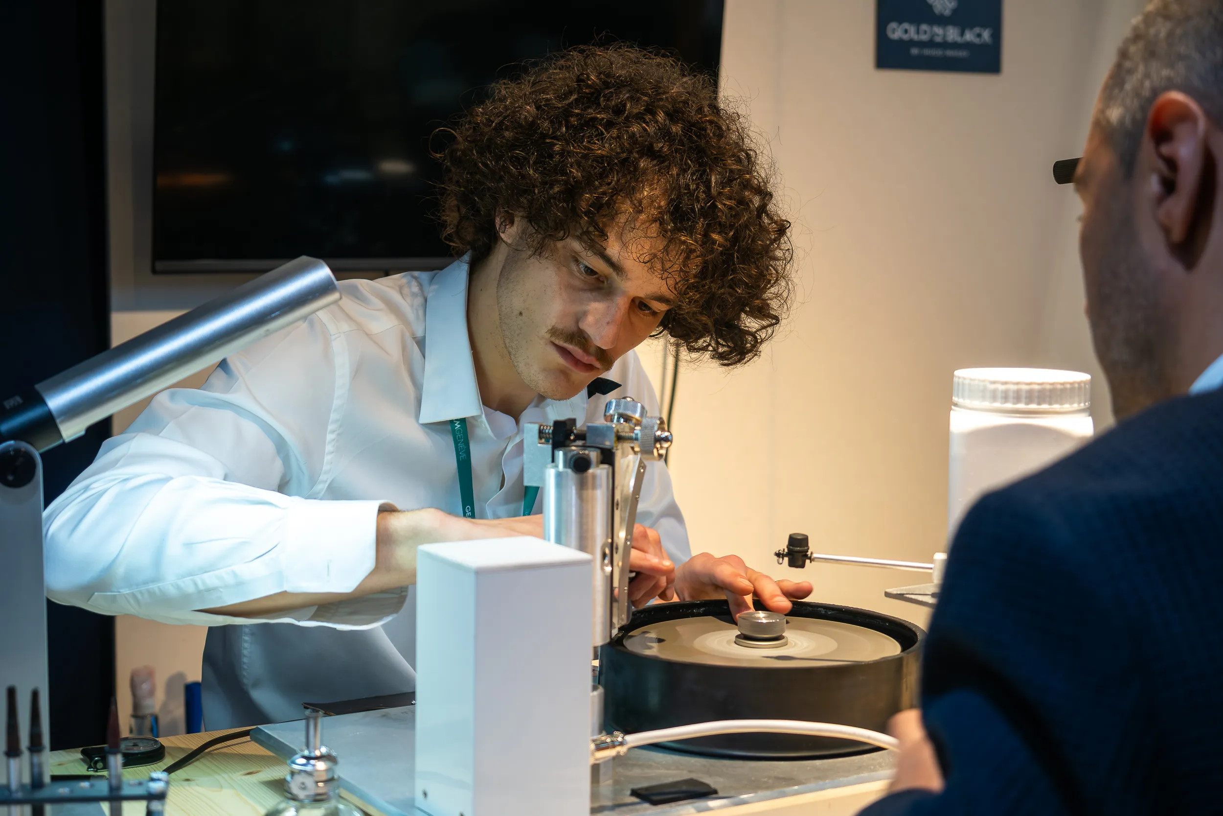 <p>There was the opportunity to watch craftspeople at work during the show</p>