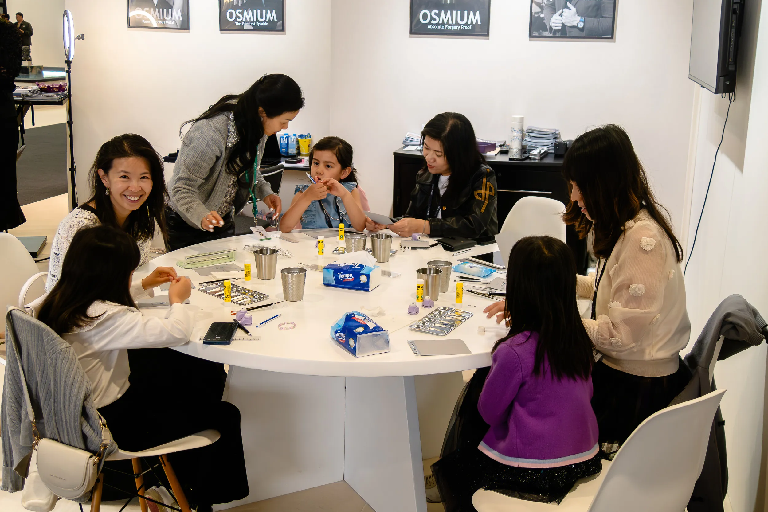 <p>It was a family affair</p>