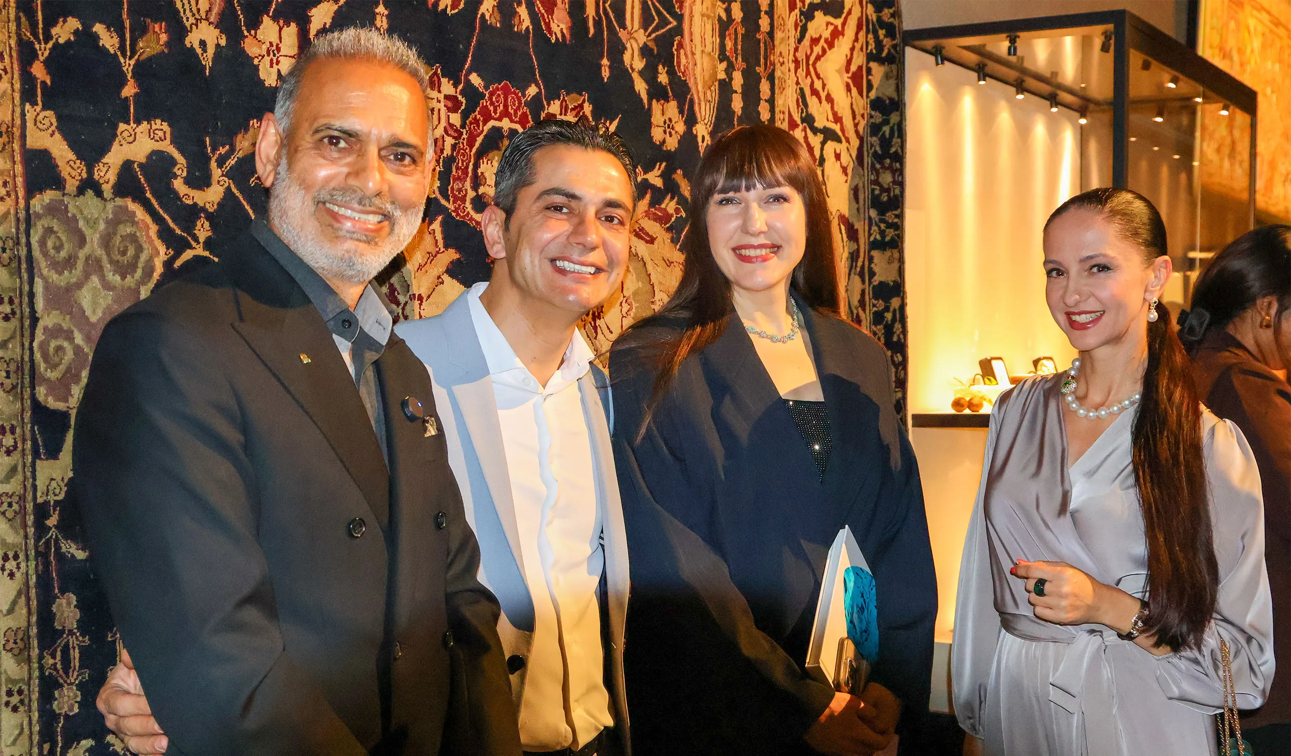 <p>Katerina Perez shared insights into her favourite coloured gemstones, notably Paraiba tourmaline, as part of The Coloured Wonder panel event at Hayrat Fine Gems in March 2026</p>
