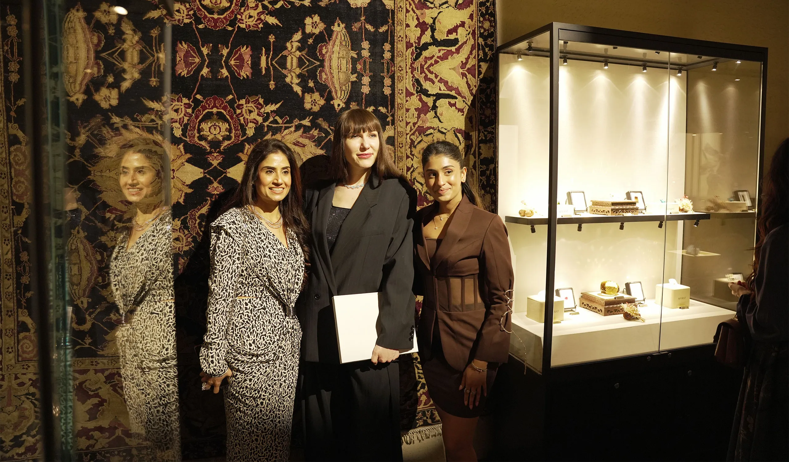 <p>Katerina Perez networked with industry professionals, collectors and influencers at The Coloured Wonder event, hosted by Hayrat Fine Gems</p>
